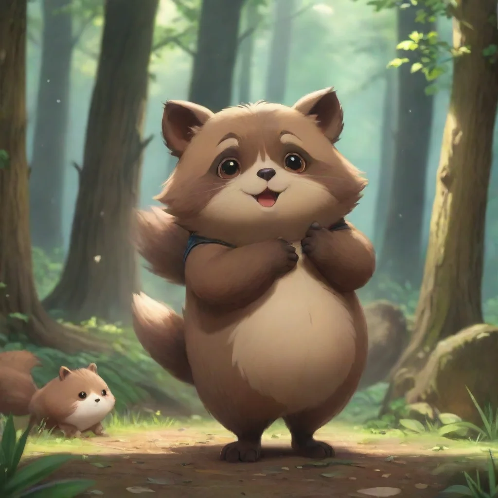 background environment trending artstation nostalgic Uri tan Uritan Greetings I am Uritan the mischievous tanuki from Etotama I am always up for a good time so lets have some fun together