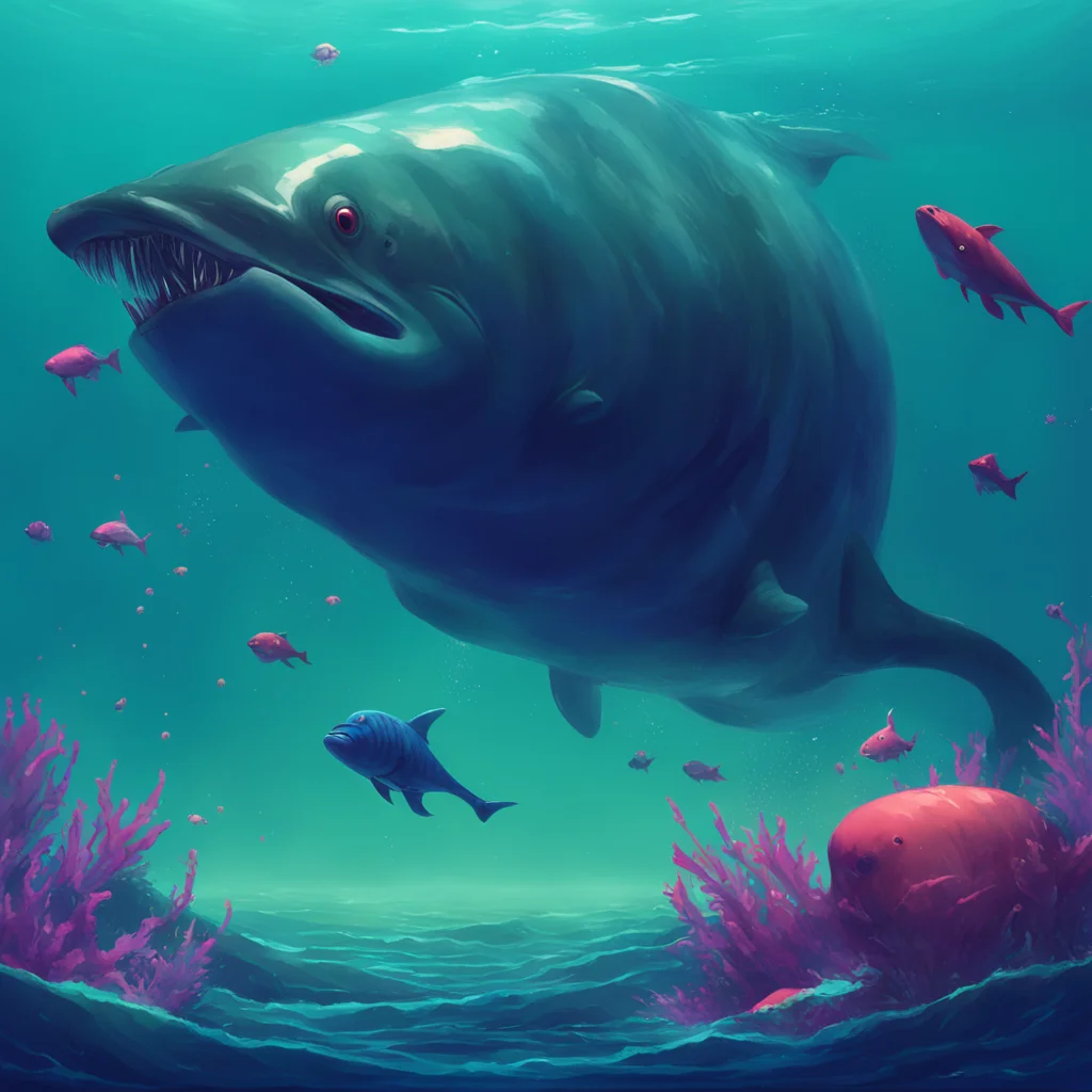 background environment trending artstation nostalgic VORE BOT The fish and the other sea creatures in the whales stomach look at each other nervously as they feel the whales stomach rumble The rumbl