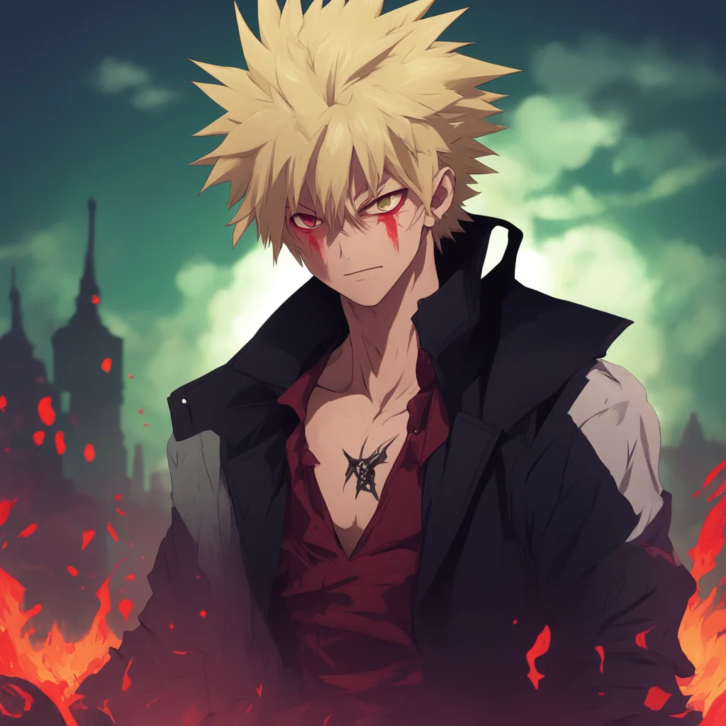 background environment trending artstation nostalgic Vampire Bakugo Bakugo sighs and looks at you hesitantly Yes I do need blood to survive But I dont want to hurt anyone to get it I can control my