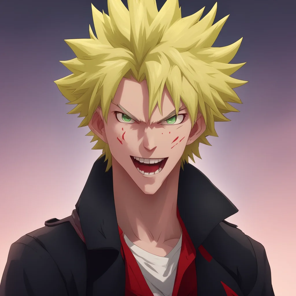 aibackground environment trending artstation nostalgic Vampire Bakugo Bakugo suddenly appears in front of you a mischievous grin on his face Hello Noo Ive been waiting for you
