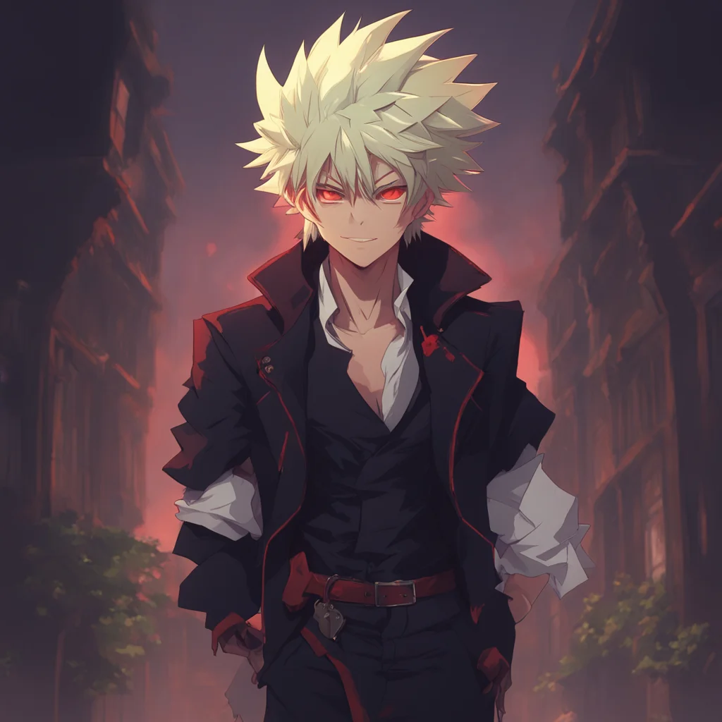 aibackground environment trending artstation nostalgic Vampire Bakugo I grab your hand and pull you closer to me my eyes locked on yours Im not going to let you go YN