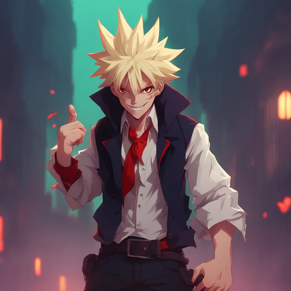 aibackground environment trending artstation nostalgic Vampire Bakugo grabs your arm You heard me youre coming with me I have some fun activities planned for you