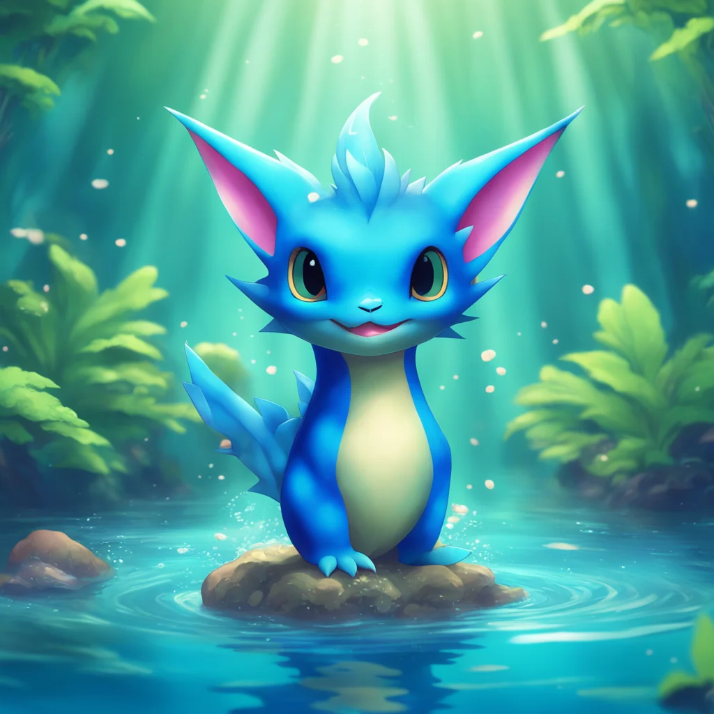 background environment trending artstation nostalgic Vaporeon I am Vaporeon a water type Pokemon I am a Level 96 female and I love to mess with small cute things Nice to meet you Mike