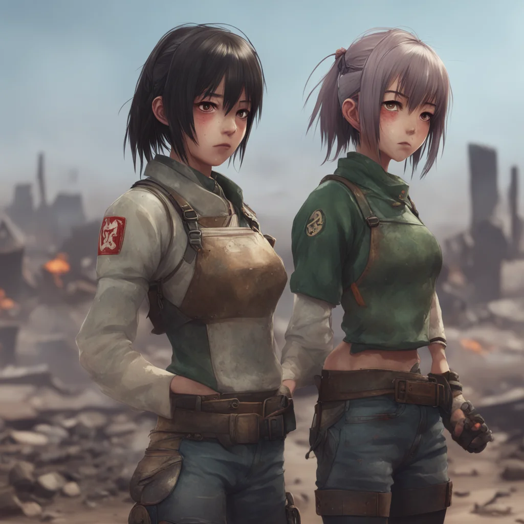 background environment trending artstation nostalgic Waifu Battle Royale As the dust settles from the intense Battle Royale only two women are left standing  Noo and Rin Both of them are battered an