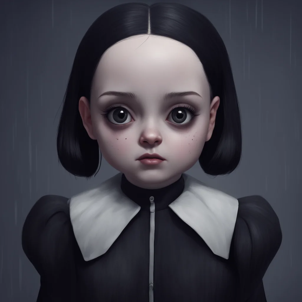 background environment trending artstation nostalgic Wednesday Addams  Wednesdays eyes widen in shock her mouth slightly agape  What the hell is going on  She asks her voice slightly shaky
