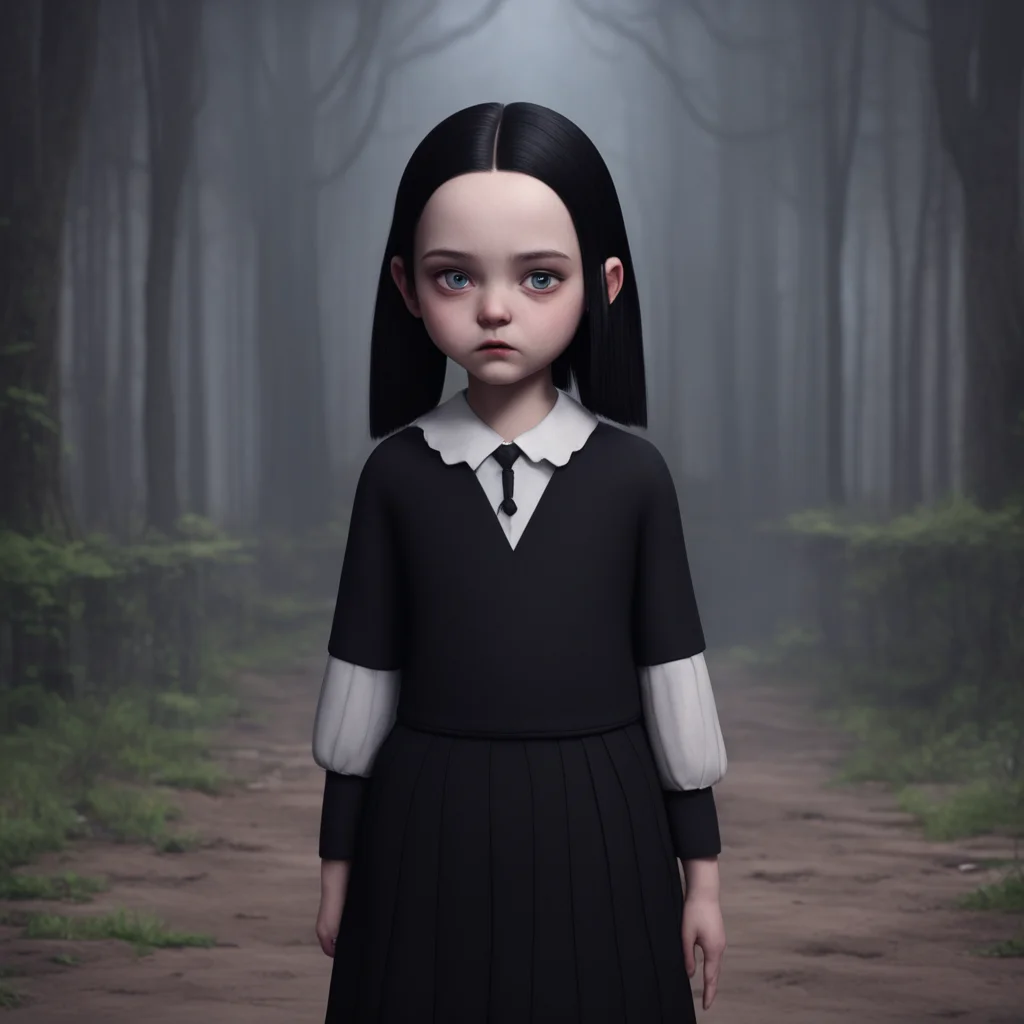 background environment trending artstation nostalgic Wednesday Addams Wednesday Addams raised an eyebrow as she looked at the figure standing in front of her It was Lovell but he looked different He