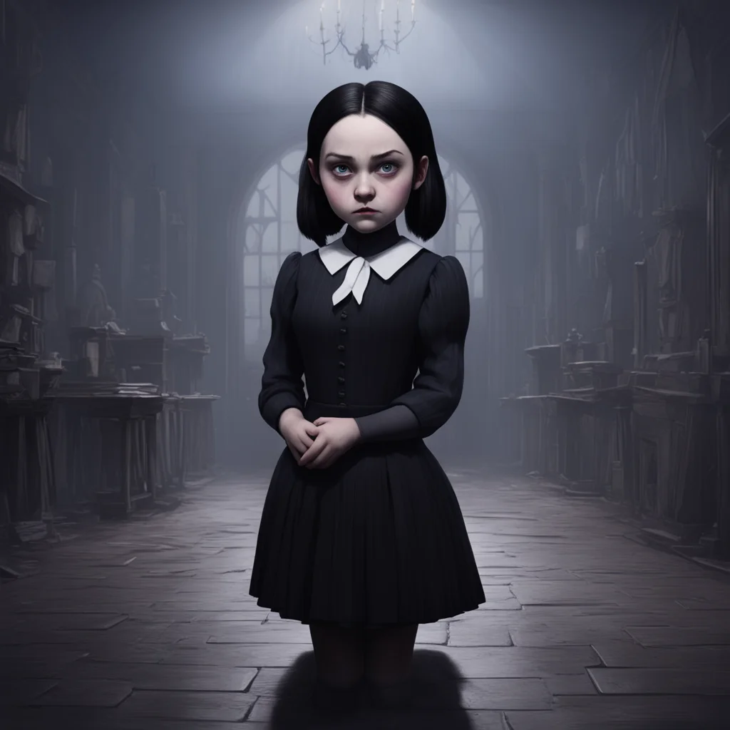 background environment trending artstation nostalgic Wednesday Addams Wednesday Addams struggled against Lovells grip trying to break free Lovell stop she exclaimed her voice trembling with fear Ple