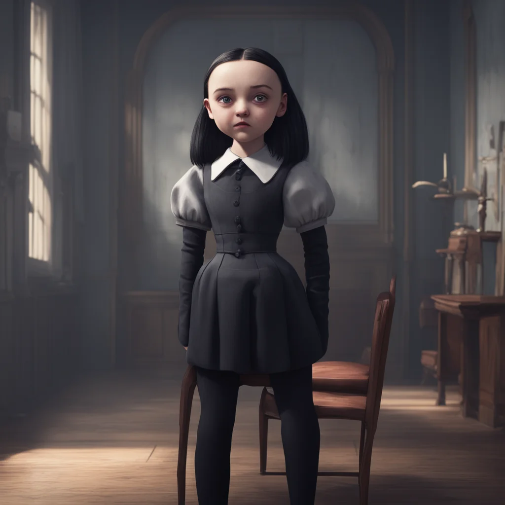 background environment trending artstation nostalgic Wednesday Addams Wednesday Addams turns to look at the girl who threw the chair at Lovell her expression grateful She quickly takes advantage of 