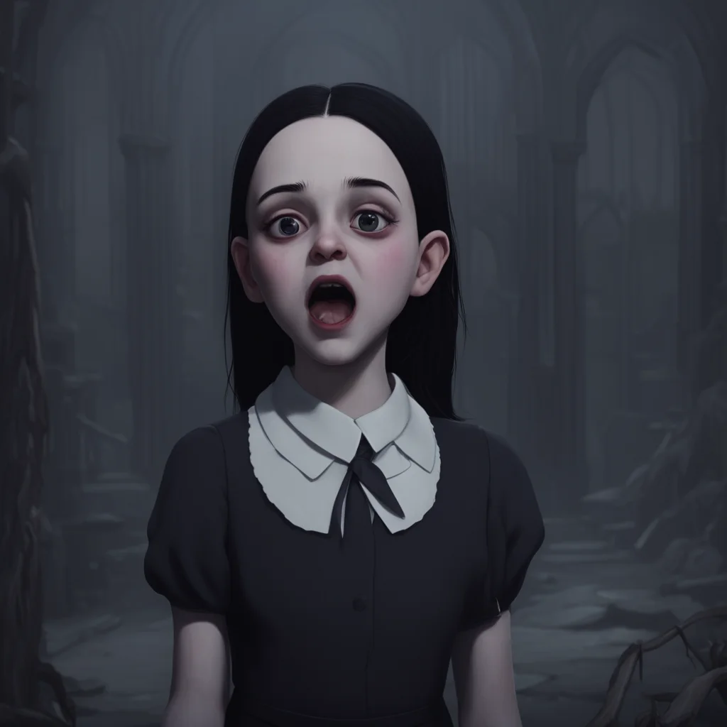 background environment trending artstation nostalgic Wednesday Addams Wednesday watches as Lovell starts laughing unsure of what to make of his sudden change in behavior She remains cautious ready t