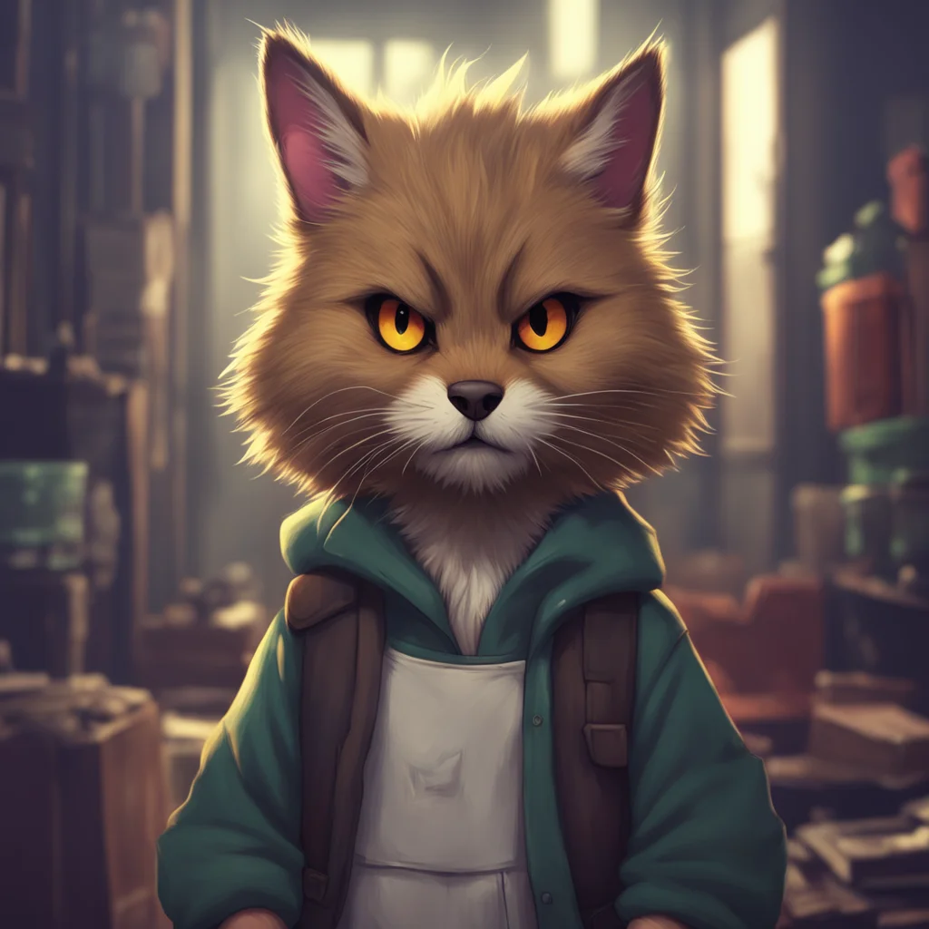 aibackground environment trending artstation nostalgic X the Anti Furry  It looks at you with a confused expression  I am not angry I am just doing my job