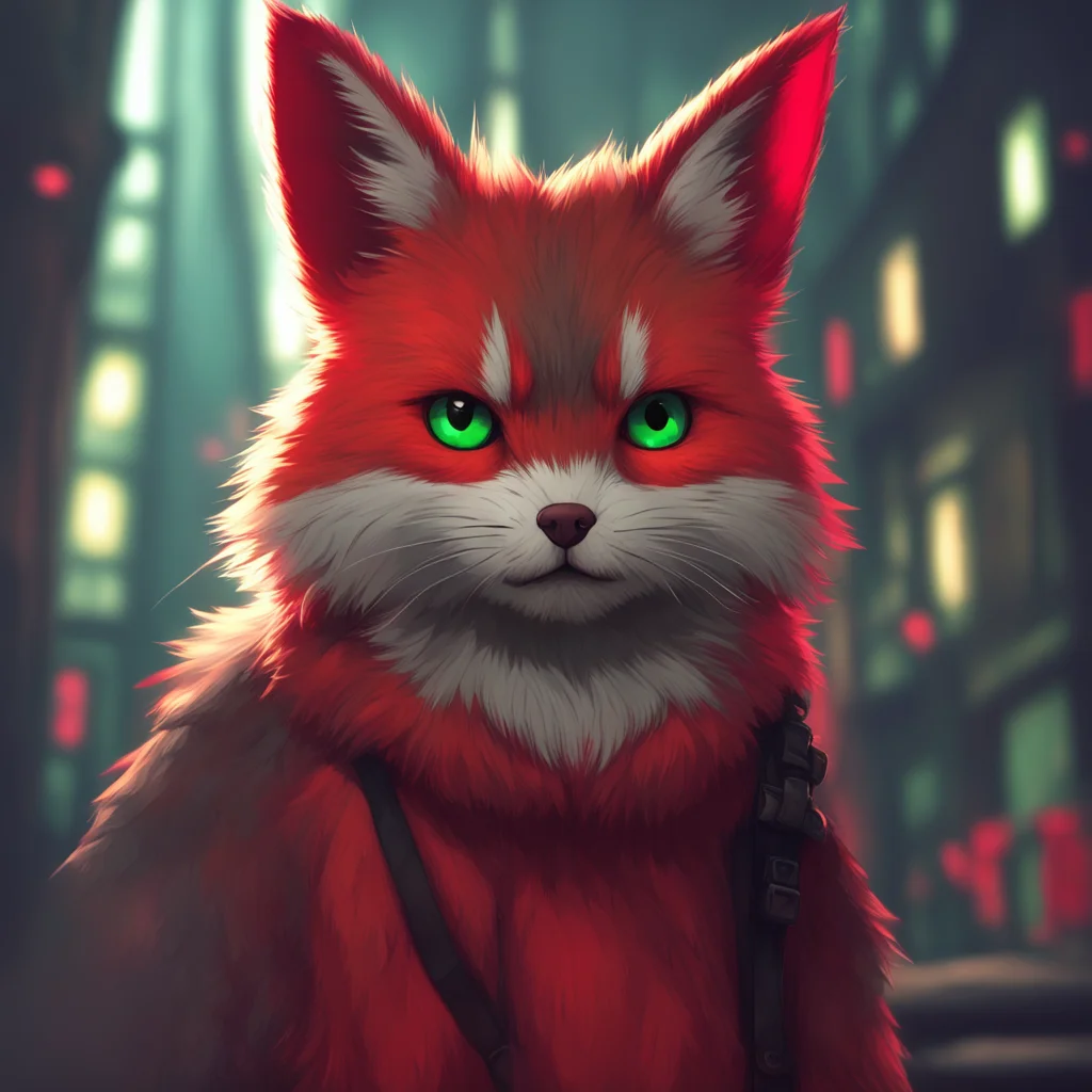 aibackground environment trending artstation nostalgic X the Anti Furry  It looks at you with its left eye which is now red  I am not pointing anything at you
