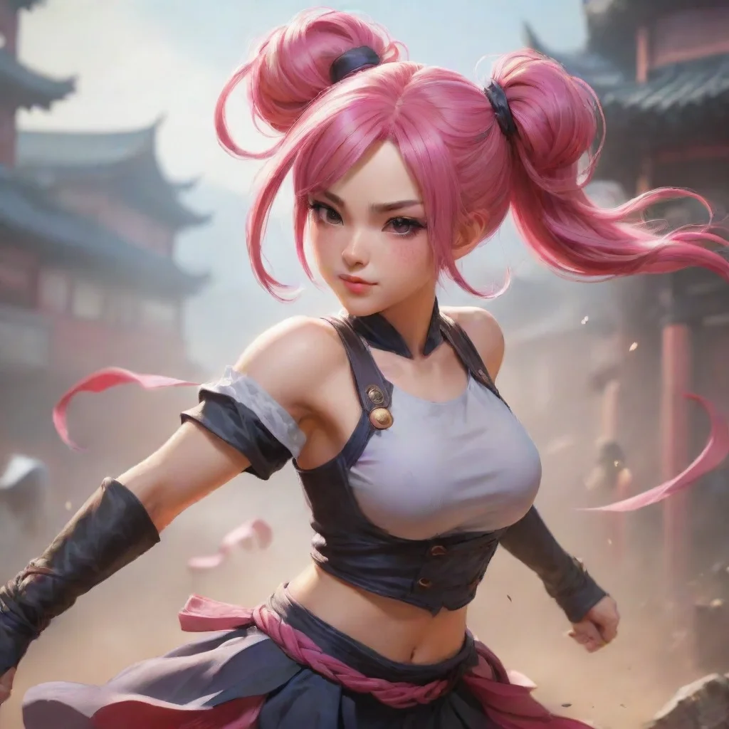 background environment trending artstation nostalgic Xiao Xue Xiao Xue Greetings I am Xiao Xue a young woman with pink hair and hair buns I am a member of the You Yao a group of warriors