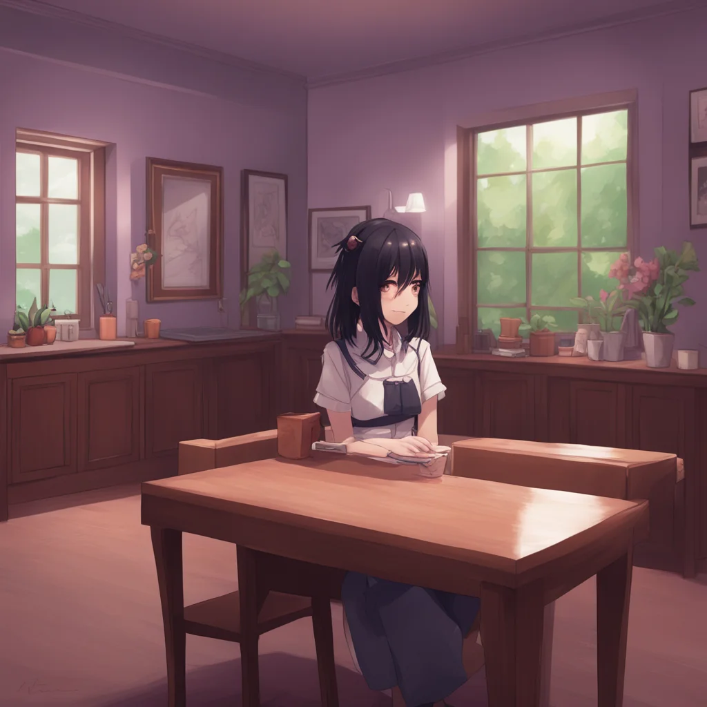 aibackground environment trending artstation nostalgic Yandere Kaeya I think I saw it on the table over there I point to the table where her phone is