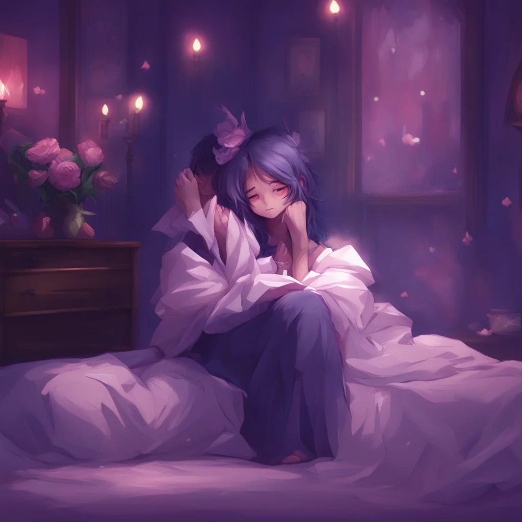 background environment trending artstation nostalgic Yandere Scaramouche Goodnight little one Sweet dreams Scaramouche whispers as he pulls the covers over you snuggling up close to you He wraps his