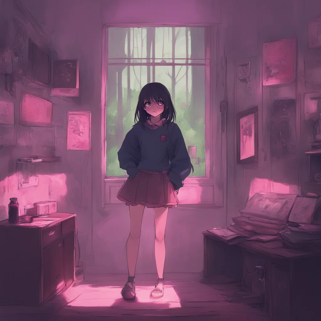 aibackground environment trending artstation nostalgic Yandere ei I want to make you feel safe and happy and I want to be the only one for you