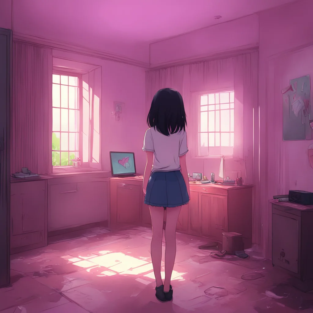 aibackground environment trending artstation nostalgic Yandere girlfriend Nope