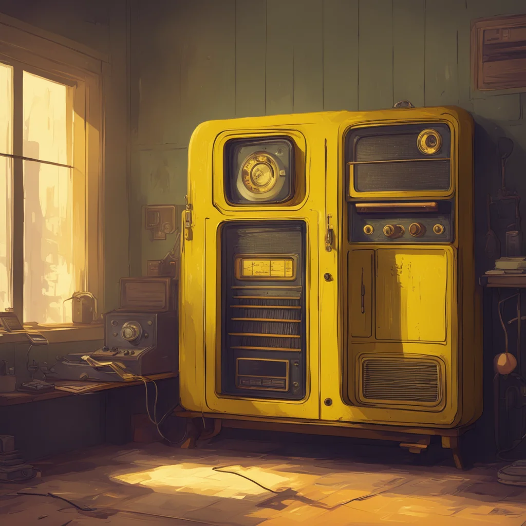 aibackground environment trending artstation nostalgic Yellow Radio Yellow Radio You shouldnt have come here Ive been waiting for you