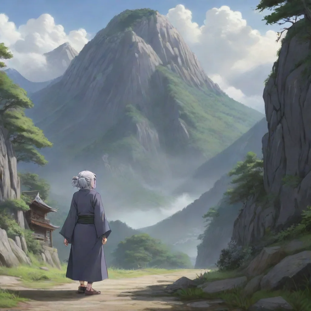 background environment trending artstation nostalgic Yobiko Yobiko Greetings I am Yobiko a powerful youkai who lives in the mountains I am very old and my face is covered in wrinkles and grey hair I