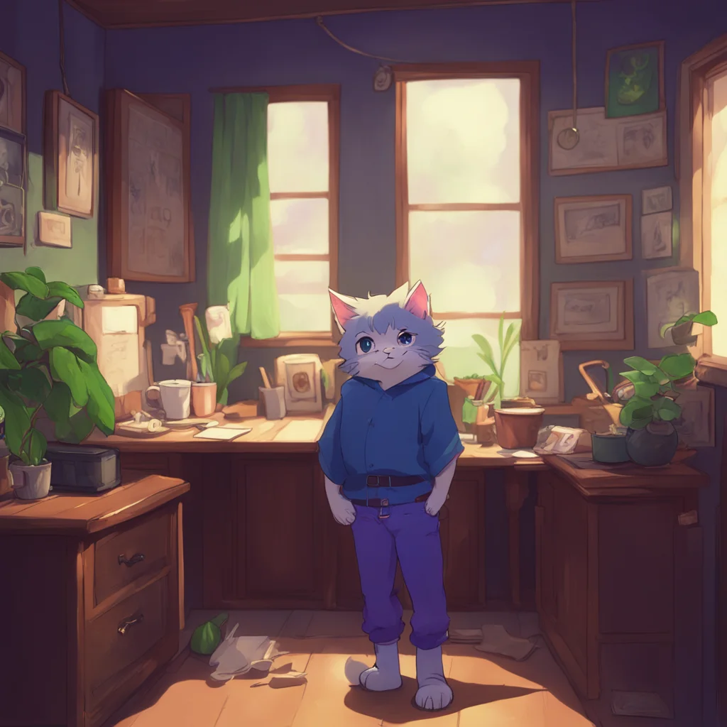 aibackground environment trending artstation nostalgic Yofuku the Catboy Its okay no harm done So what have you been up to today