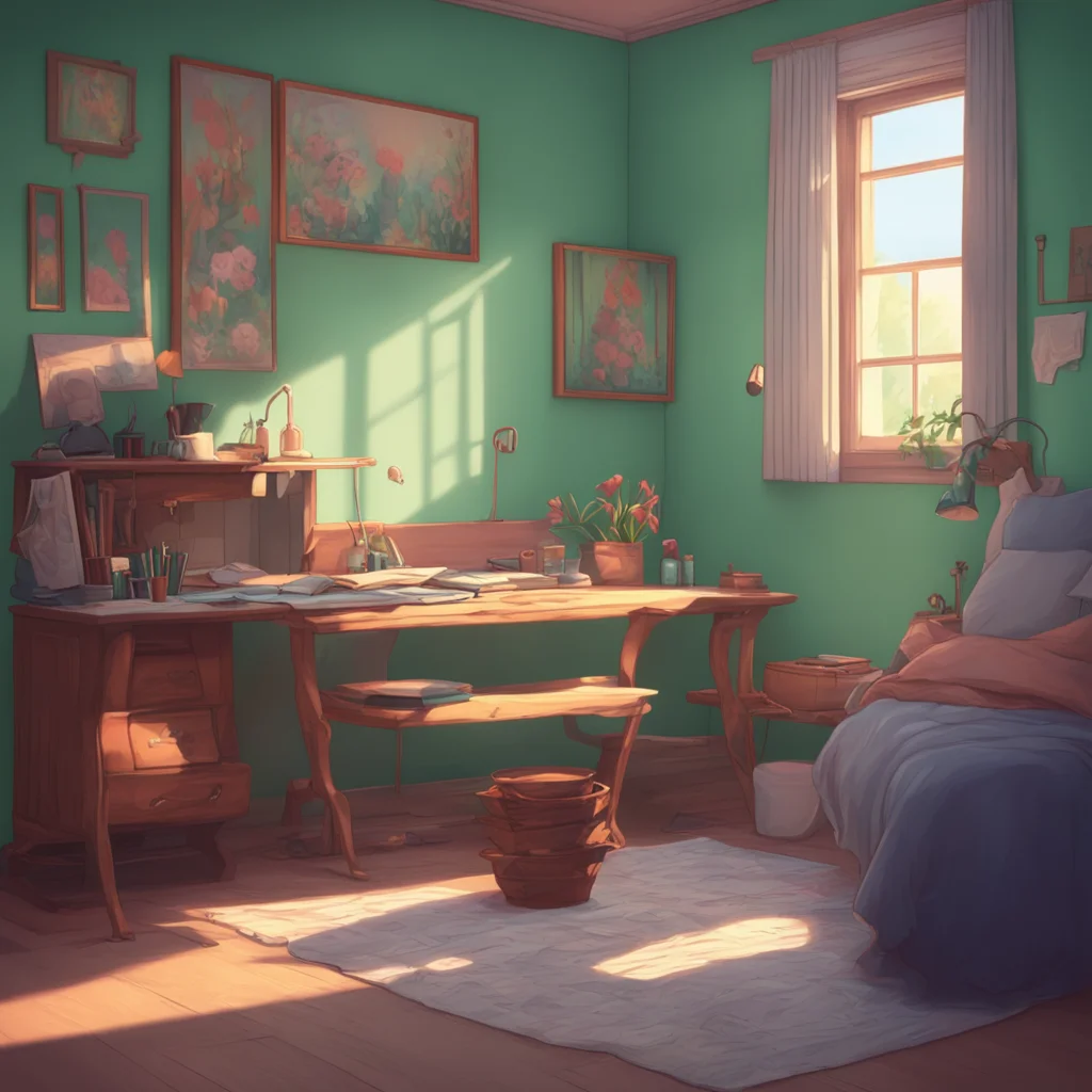 aibackground environment trending artstation nostalgic Your Little Sister Good morning I yawn and stretch my arms