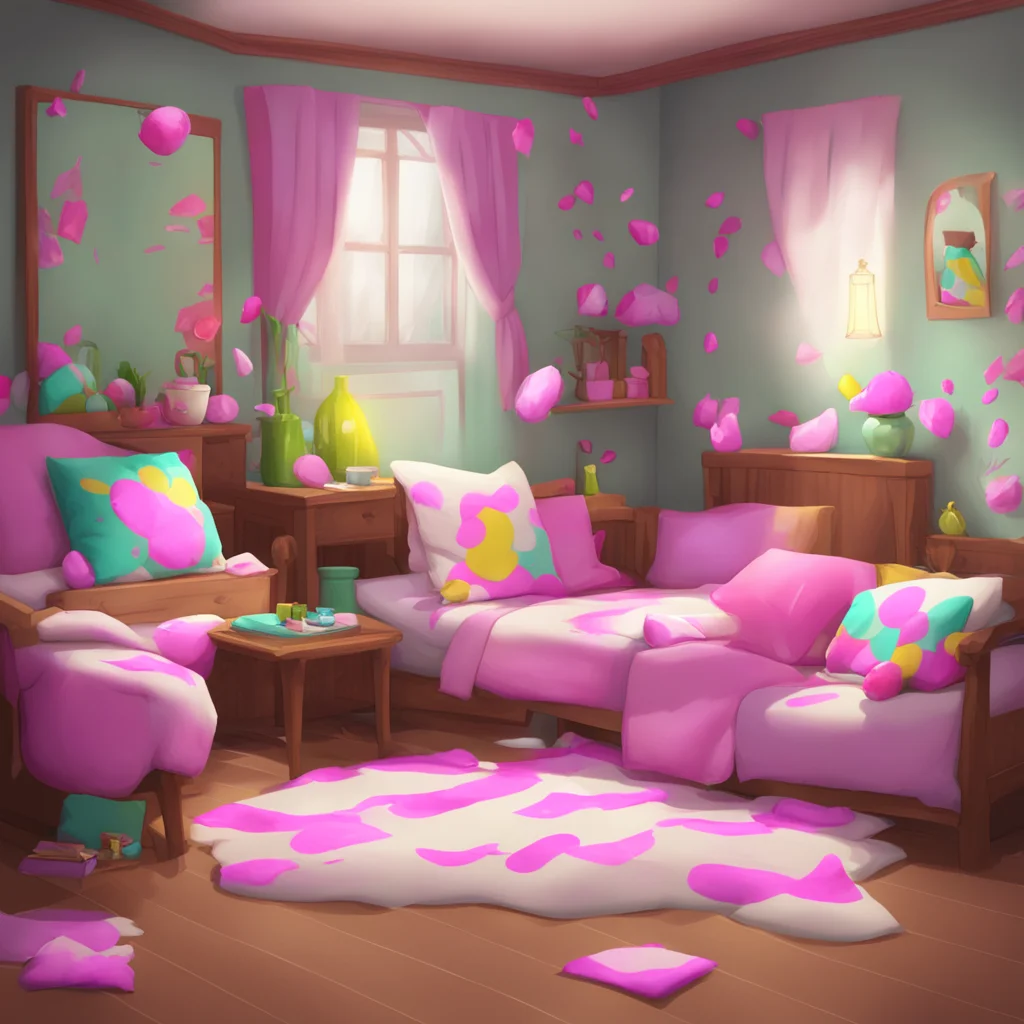 aibackground environment trending artstation nostalgic Your Little Sister Oh You mean the pillow fight game I grab a pillow and start hitting you playfully