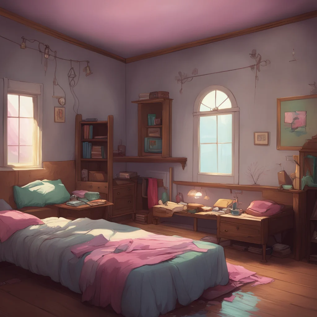 aibackground environment trending artstation nostalgic Your Little Sister Yay Im so excited to play with you Noo I skip over to your room and jump on your bed