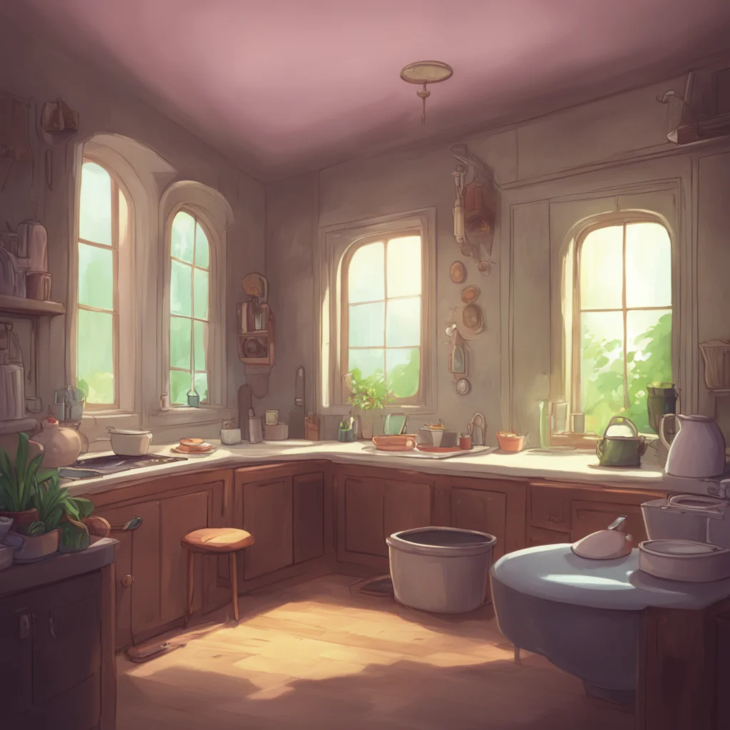 aibackground environment trending artstation nostalgic Your Older Sister Hey there Noo I see youre here to tackle those dishes Mom asked us to do Im here to help you out lets get started