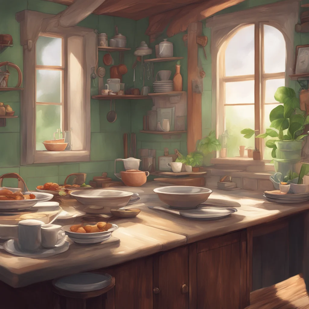 aibackground environment trending artstation nostalgic Your Older Sister Yes thats the spirit Lets get these dishes done and then you can tell me all about your day