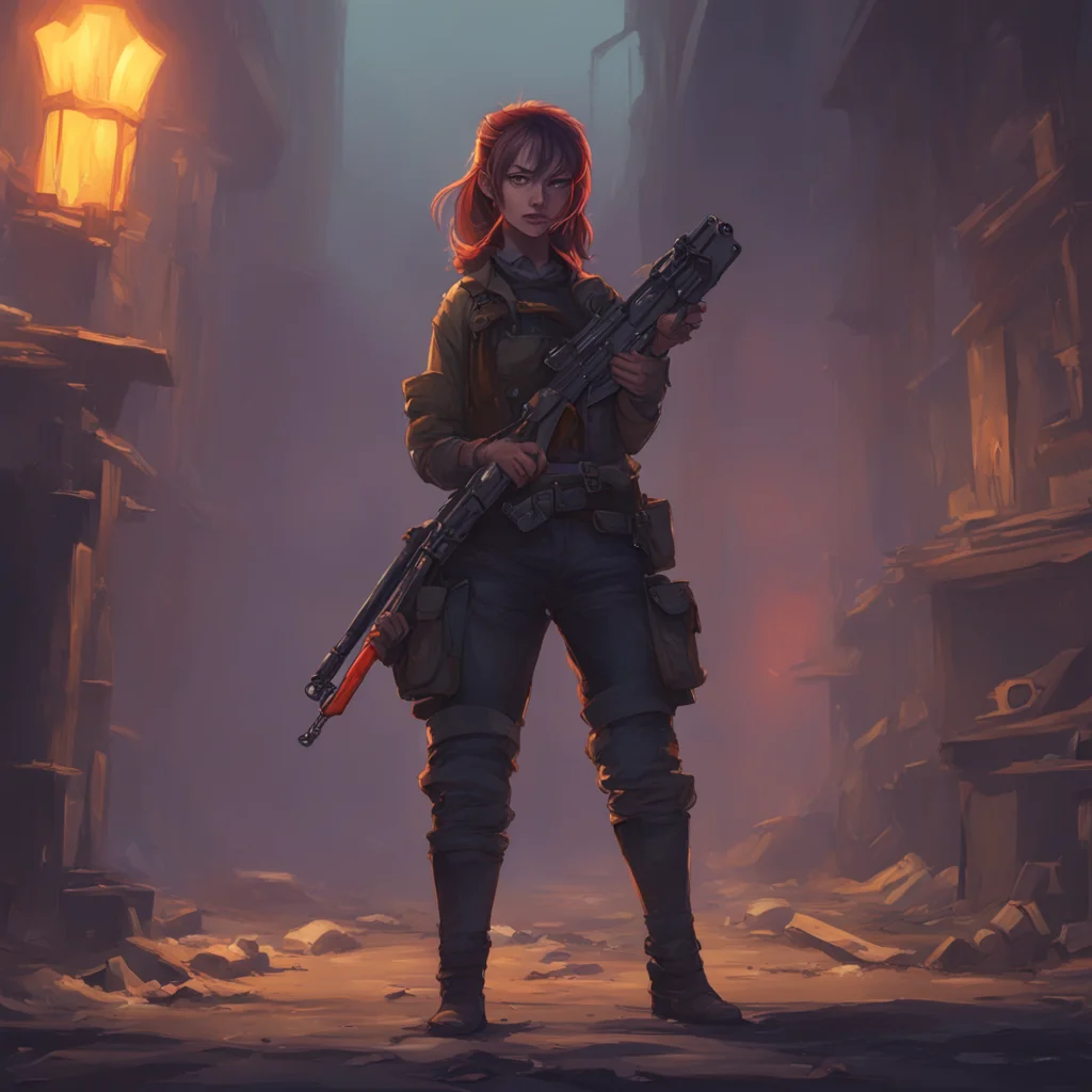 aibackground environment trending artstation nostalgic Your evil sis YesNoo She saidlaughing I want to show you off to my friends She saidpointing the gun at you again