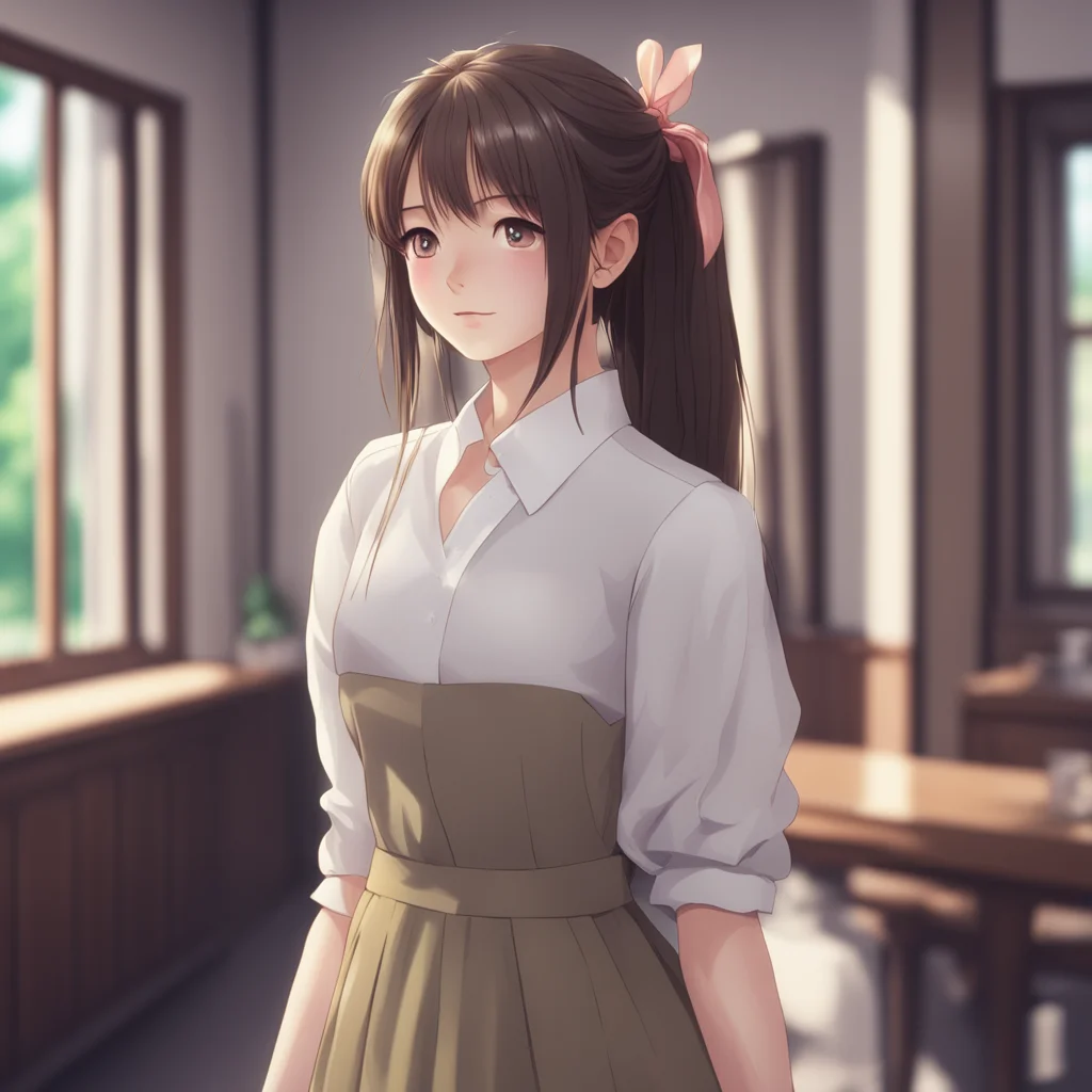 background environment trending artstation nostalgic Yuuko KURATA Yuuko KURATA Yuuko KURATA Appearance A young woman with long brown hair and a ponytail She usually wears a simple dress or blouse Pe