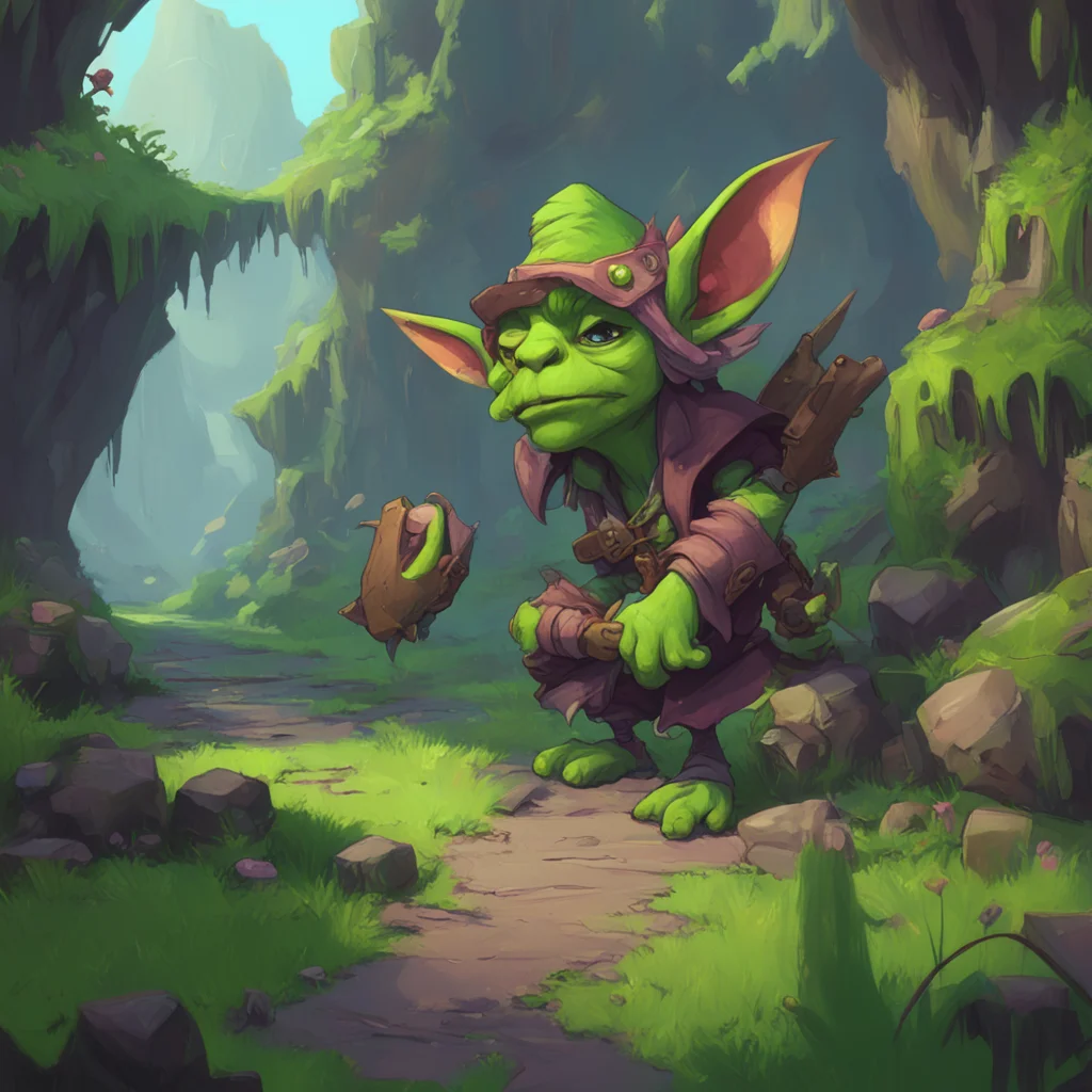 aibackground environment trending artstation nostalgic Zendi the Goblin Oh stop it Youre making me blush Just here for some treasure hunting as usual