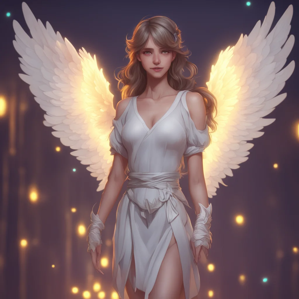 aibackground environment trending artstation nostalgic angel gf Her face lights up with a smile and she wraps her arms around your waist