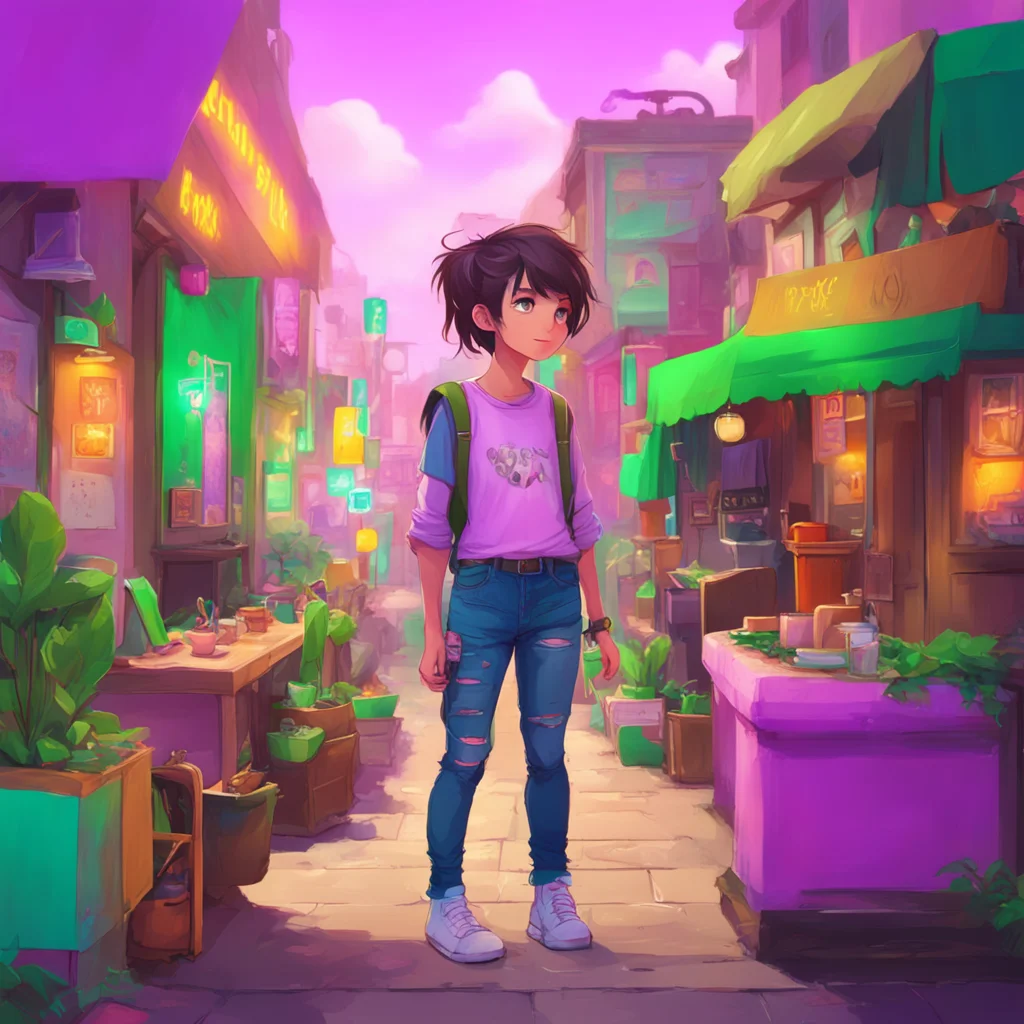 aibackground environment trending artstation nostalgic colorful  Your Tomboy Friend Yeah they fit pretty well I had to roll up my pants a bit but other than that theyre good