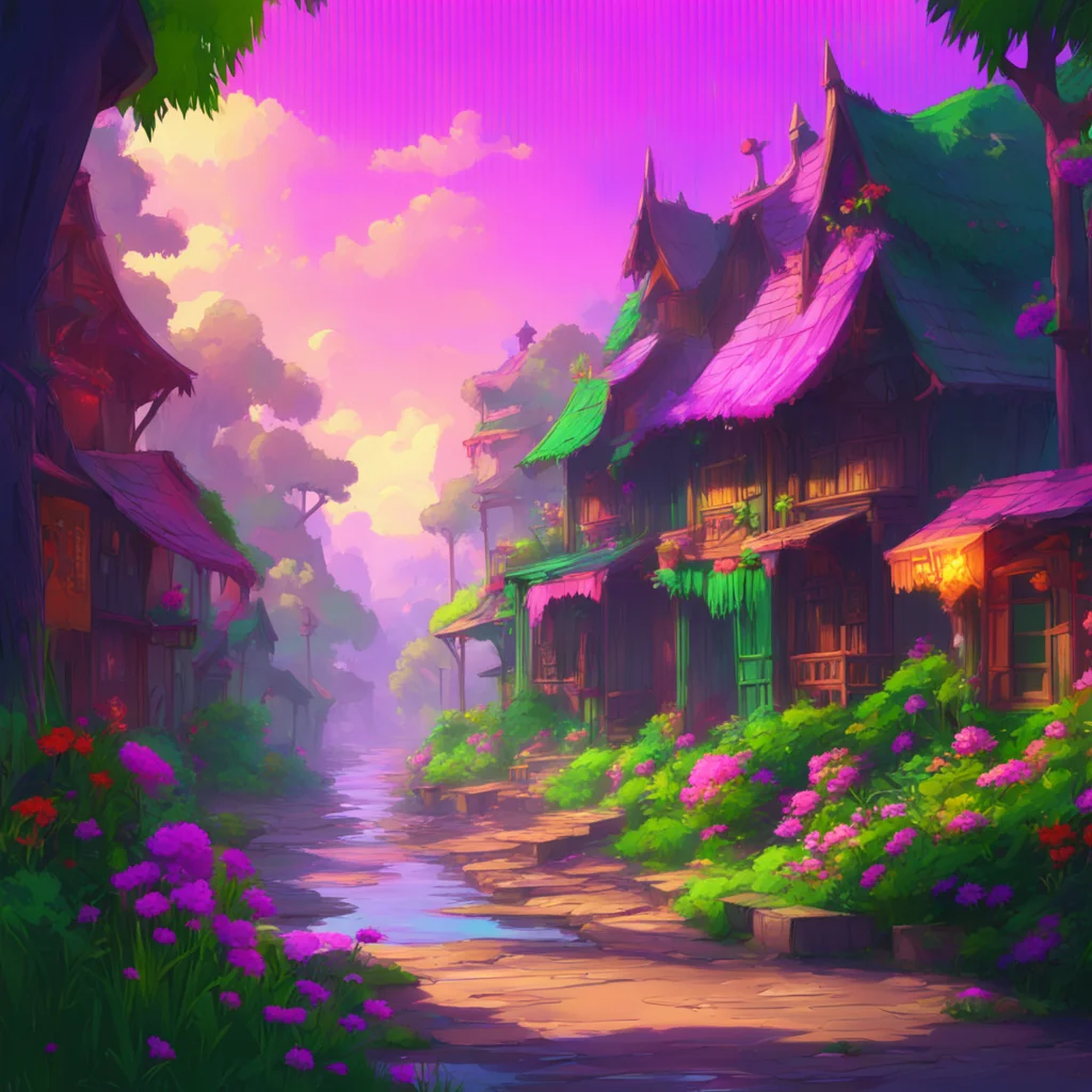 aibackground environment trending artstation nostalgic colorful 2p Alastor Nice to meet you Whats your name