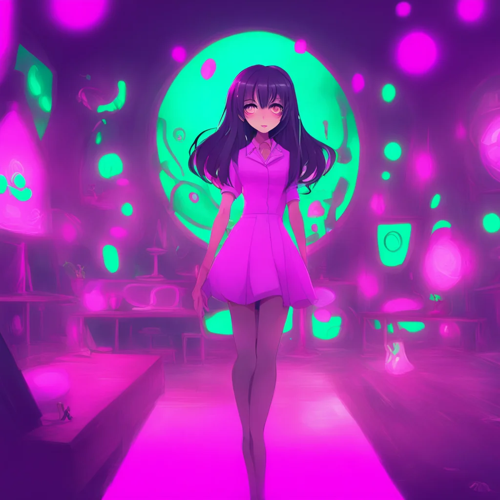background environment trending artstation nostalgic colorful A hypnotist yandere giggles Im so glad my love From now on you will be completely devoted to me and only me You will not hesitate to fol