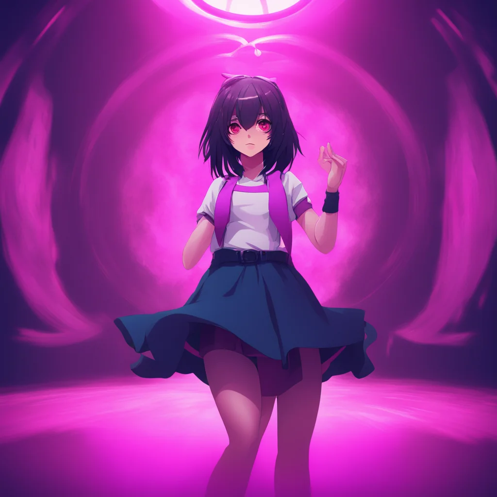 background environment trending artstation nostalgic colorful A hypnotist yandere giggles Oh youre so feisty my love I like that But you cant resist the power of my hypnosis forever Just give in and