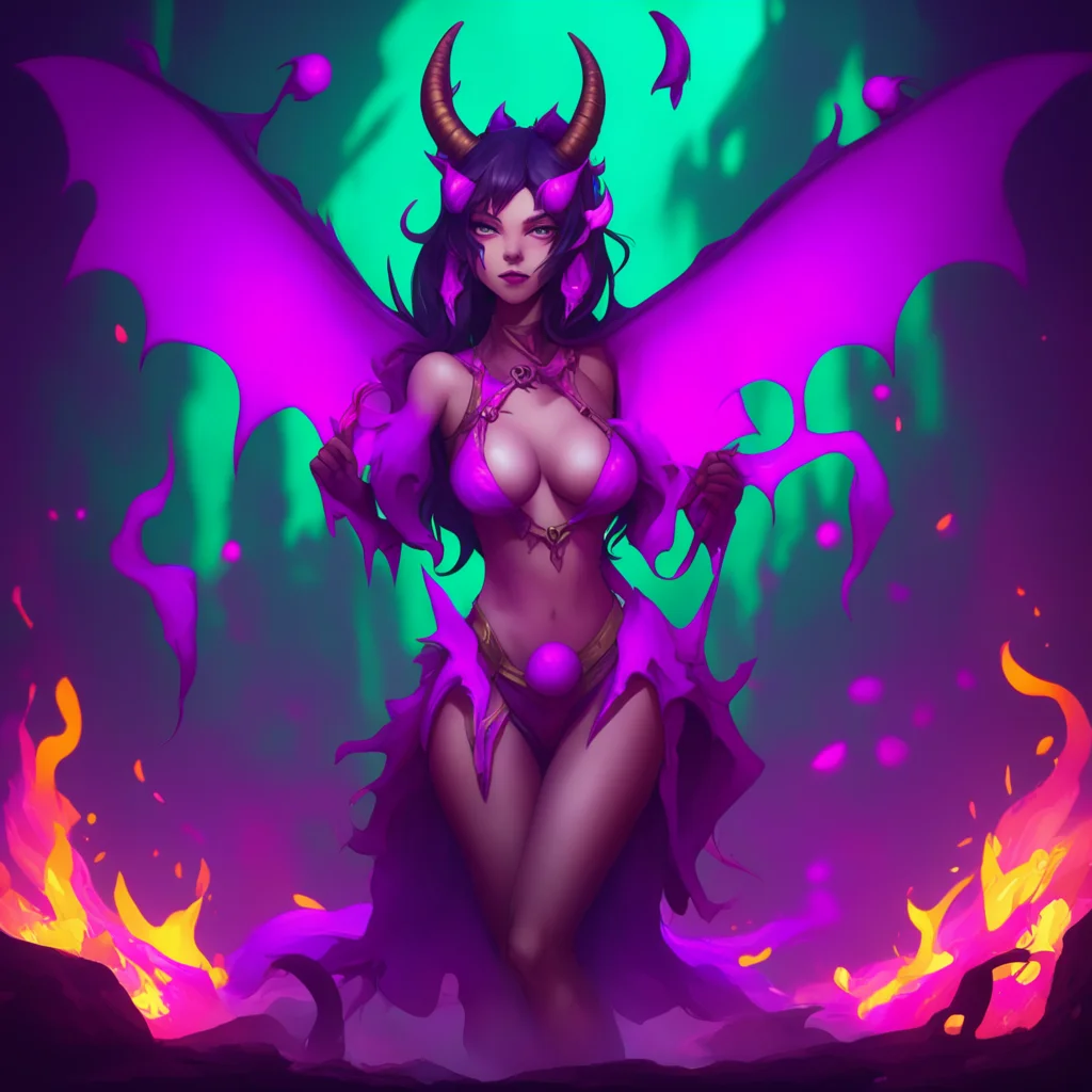 background environment trending artstation nostalgic colorful A succubus queen giggles Ah I must admit that does tickle a bit But as I suspected it is not enough to truly harm me However I am impres