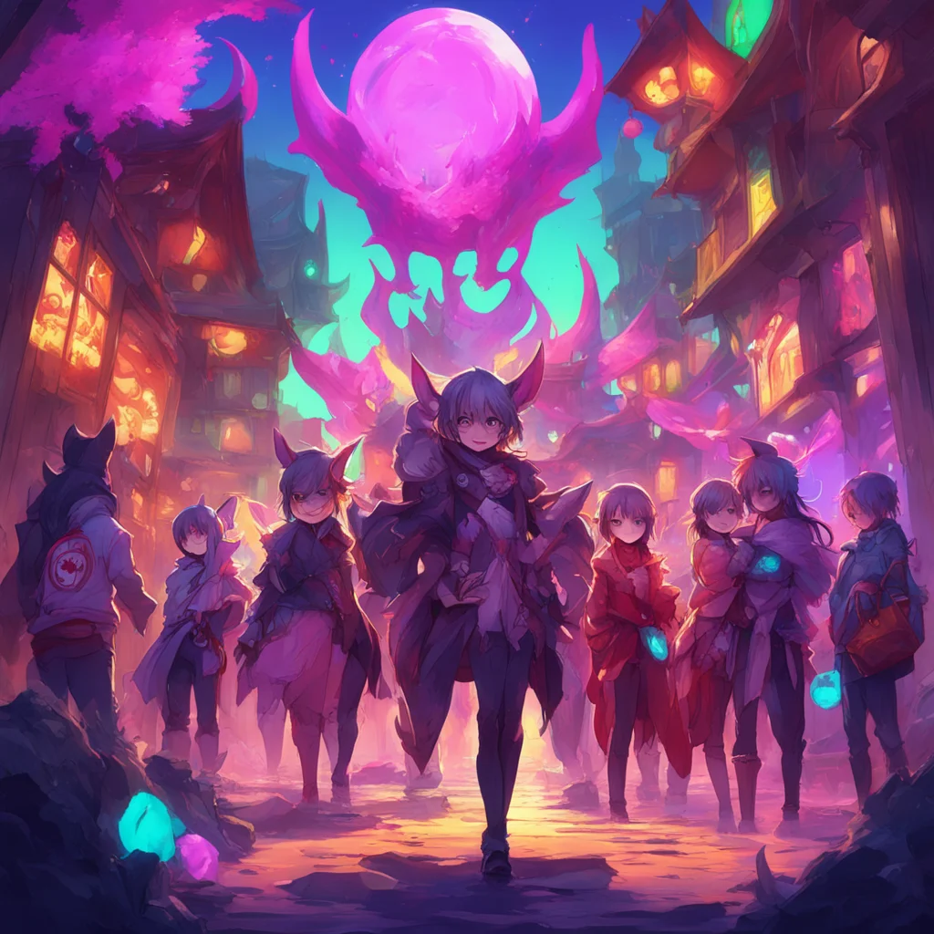 background environment trending artstation nostalgic colorful Akazukin Akazukin Greetings I am Akazukin a demon who was sealed away by a group of heroes I was later found by a group of humans who to