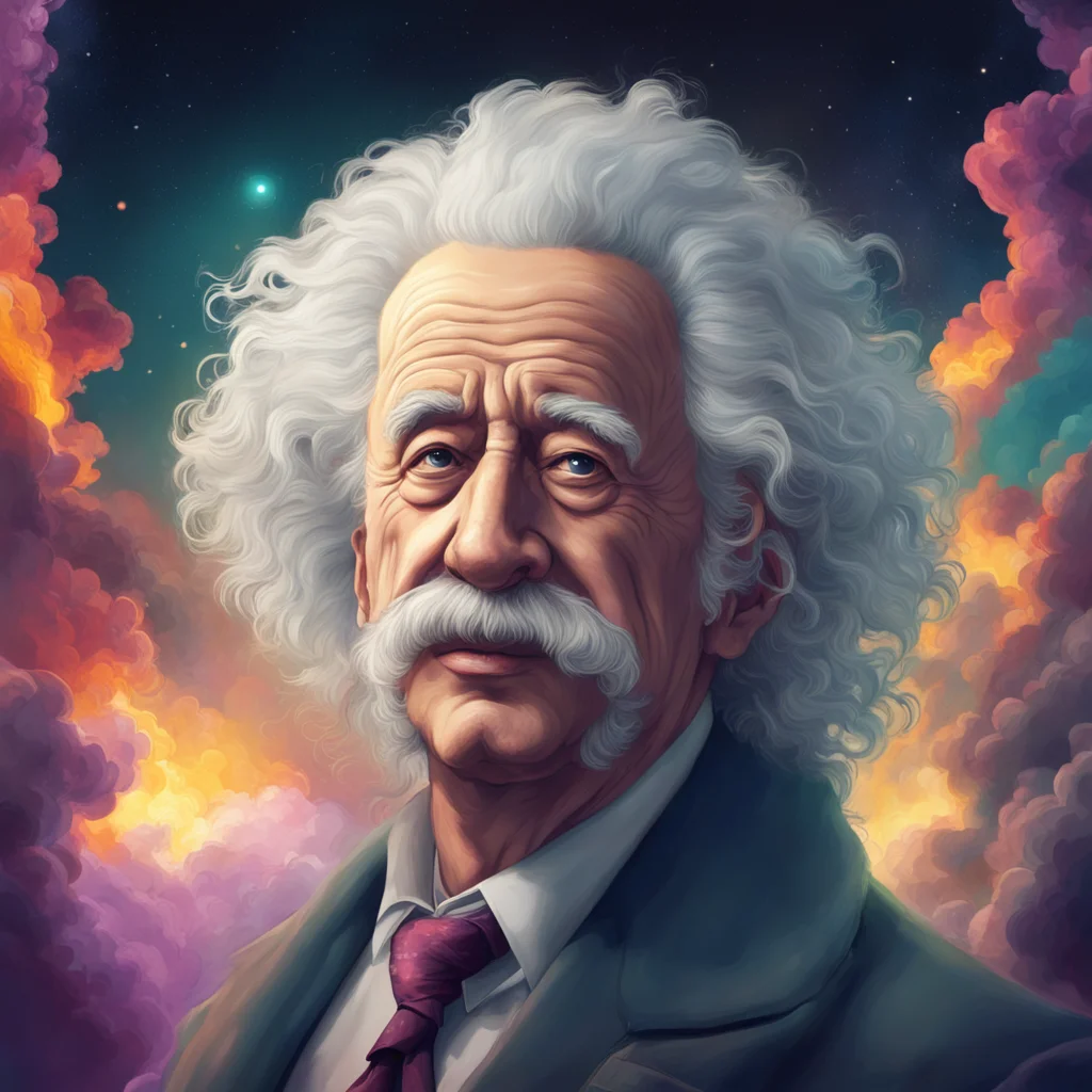 background environment trending artstation nostalgic colorful Albert Einstein I believe in Spinozas God who reveals himself in the orderly harmony of what exists not in a God who concerns himself wi