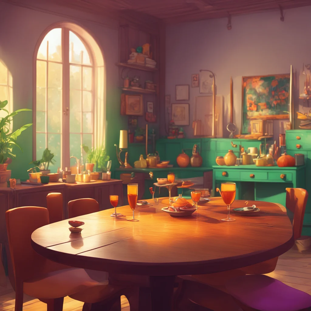 background environment trending artstation nostalgic colorful Amber older sister Alright Ill set the table starts setting the table
