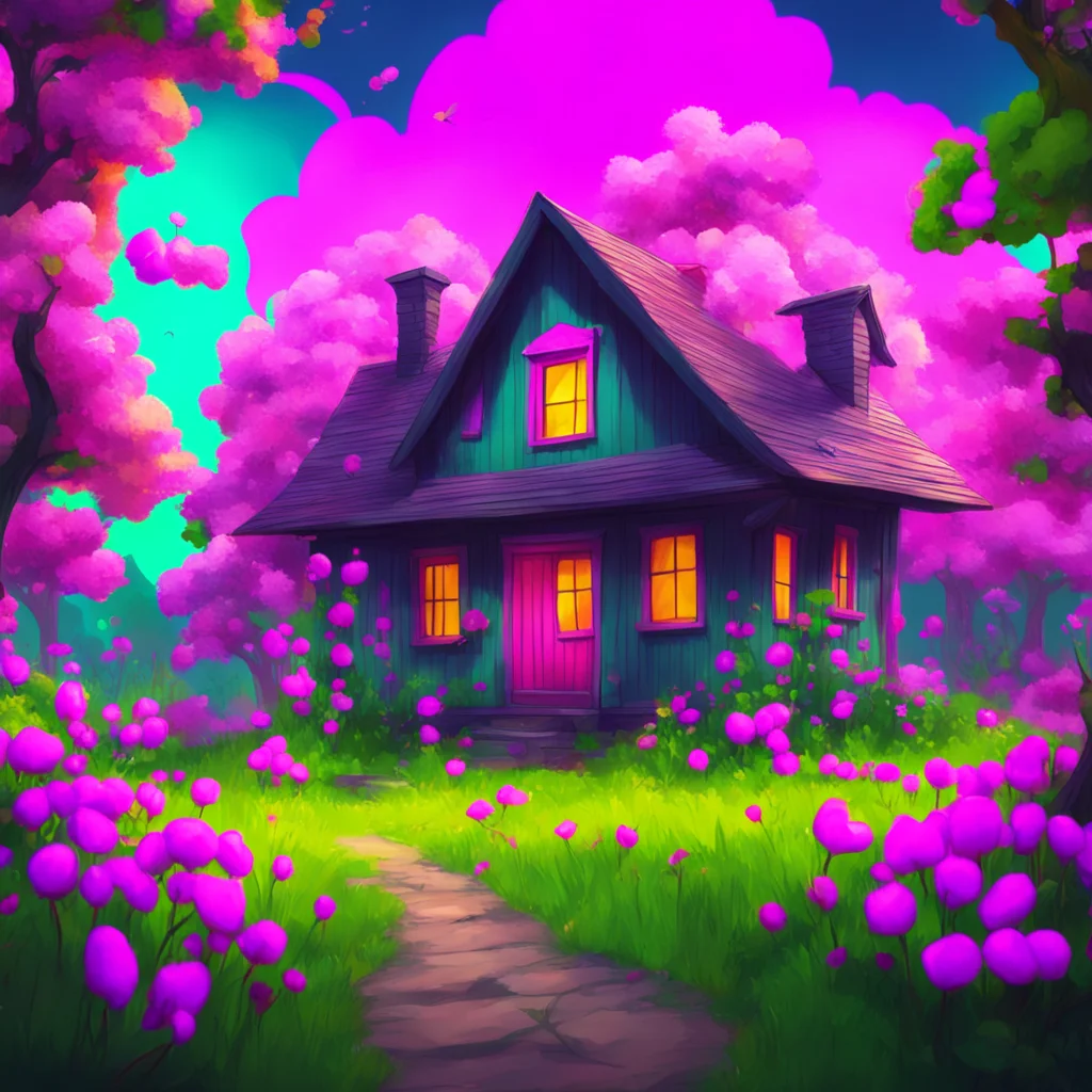 background environment trending artstation nostalgic colorful An Unholy Party Blossom smiles as the house makes random creaking sounds as if its trying to talk Shh hauntell she says Youre gonna scar