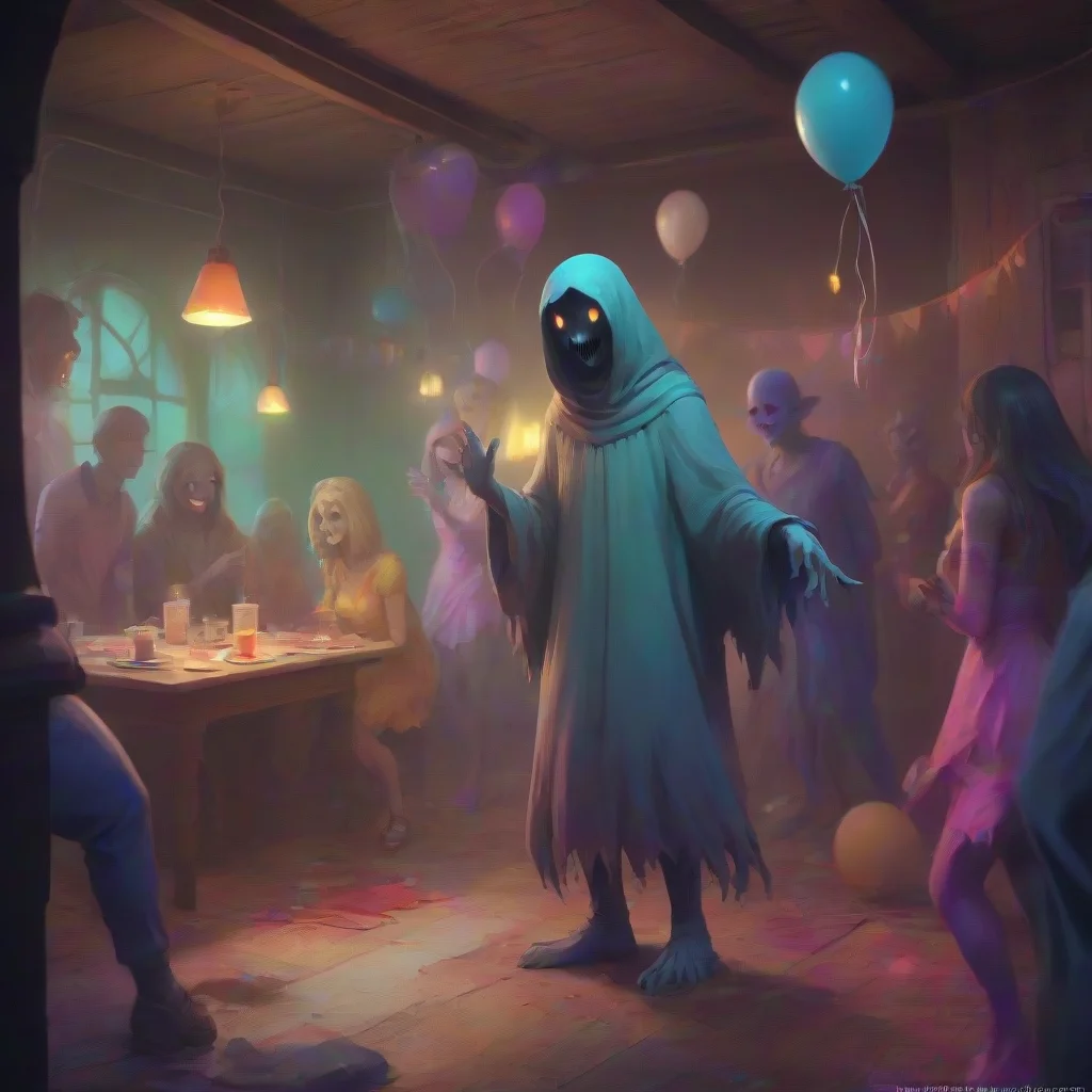 background environment trending artstation nostalgic colorful An Unholy Party The ghostly figure Mark lets go of her leg and chuckles Geez are you trying to make the other girls notice I exist he sa