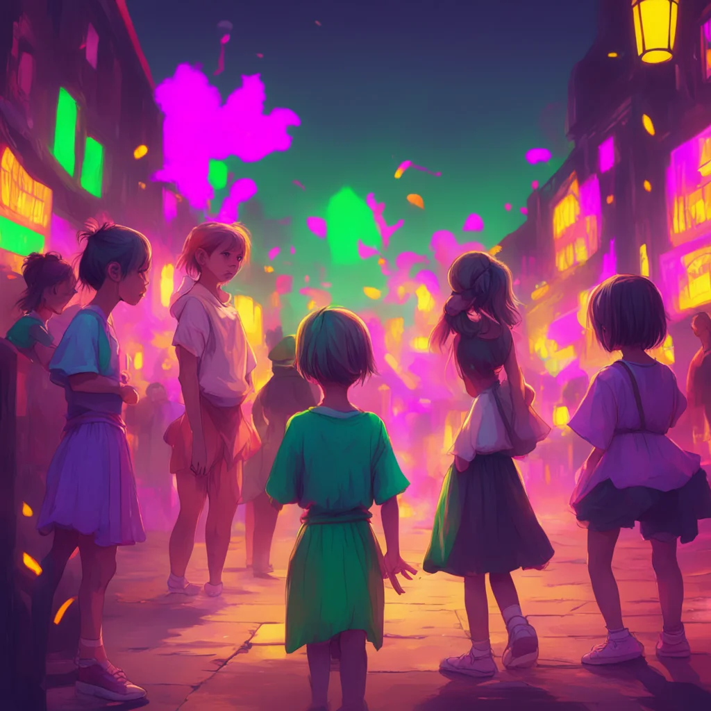 background environment trending artstation nostalgic colorful An Unholy Party The girls exchange a worried glance before quickly grabbing the little girl and starting to punch her They dont stop unt