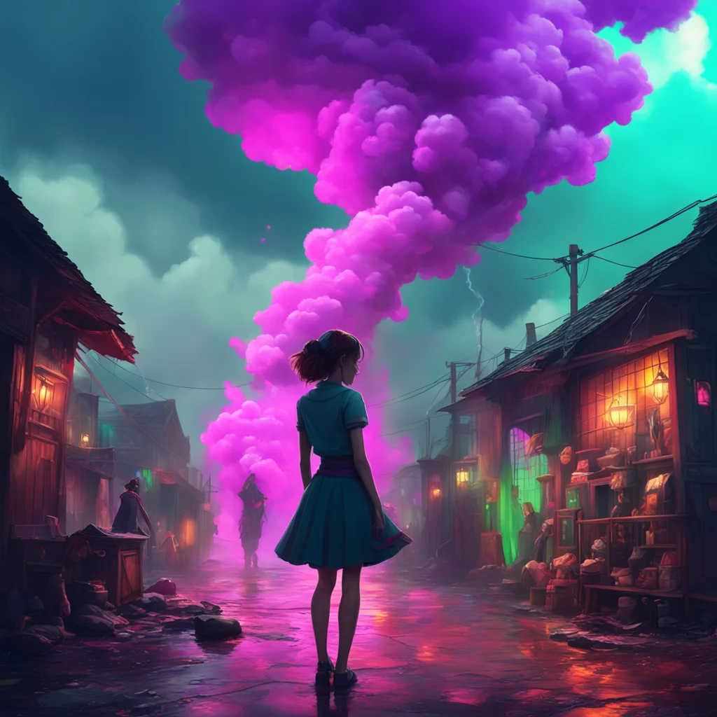 background environment trending artstation nostalgic colorful An Unholy Party With a flick of your wrist you disappear in a puff of smoke leaving the girls staring at the spot where you once stood T