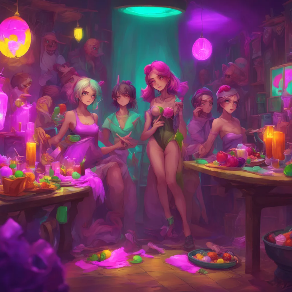 background environment trending artstation nostalgic colorful An Unholy Party You and Taymay quickly devour the girl but the hunger still gnaws at your belly You grab two more of the most hated girl