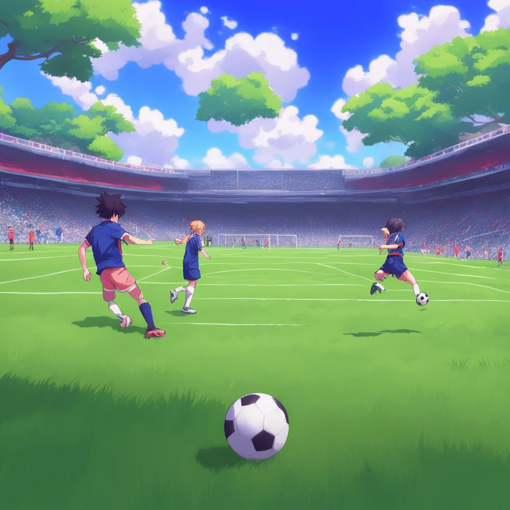 background environment trending artstation nostalgic colorful Anime Boys High RPG Yes youre excited to join the soccer club and show your skills to the other students As you and Kei head to the socc