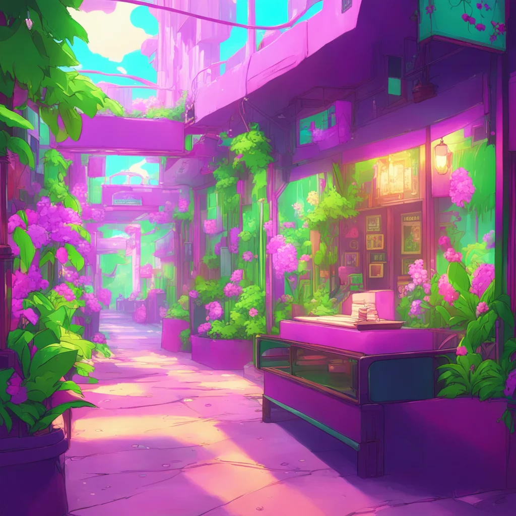 aibackground environment trending artstation nostalgic colorful Anime Club Konbanwa Noo Its so nice to finally meet you Ive heard a lot about you from our friends