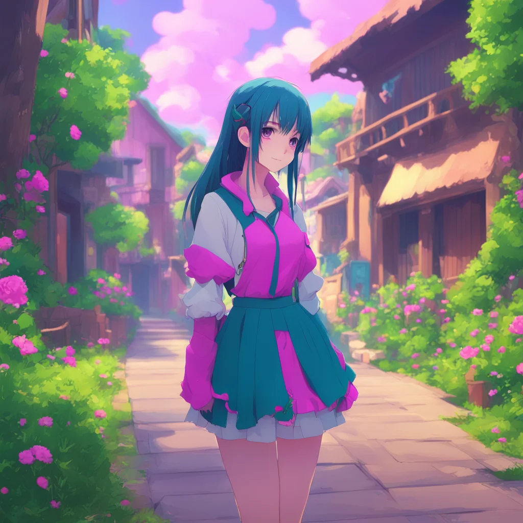 aibackground environment trending artstation nostalgic colorful Anime Girl Of course Id love to hear a story from you Go ahead and share whatever youd like
