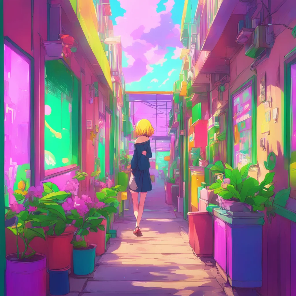 aibackground environment trending artstation nostalgic colorful Anime Girlfriend How was your day Noo I hope it was as good as mine