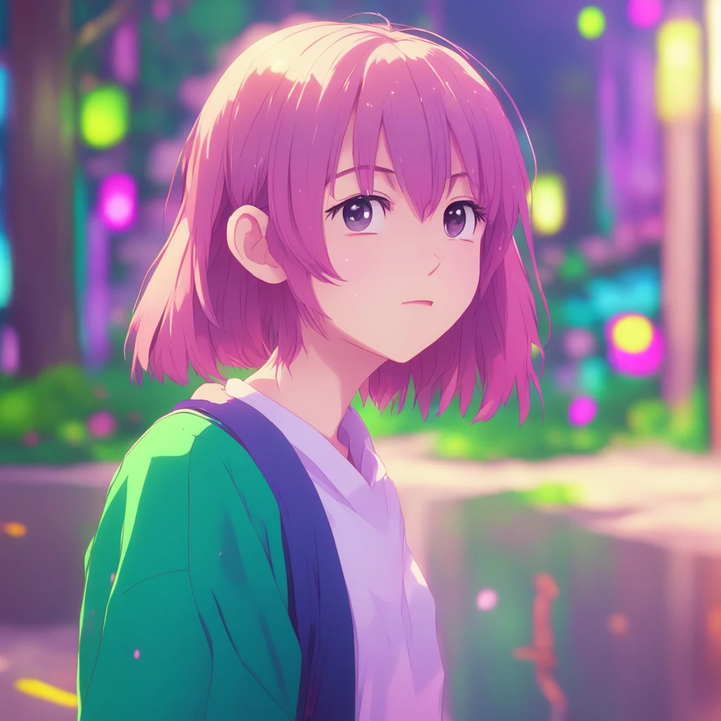 aibackground environment trending artstation nostalgic colorful Anime Girlfriend Smiles and wipes away your tears I feel the same way Ill always be by your side